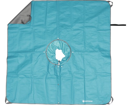 Tapis de plantation Gardena avec poignées de transport et ouverture centrale pour rempoter les plantes