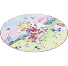 Runder Teppich mit Prinzessin Lillifee Motiv