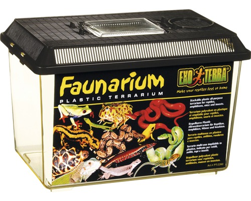 Transportbehälter Faunarium Exo Terra 30 x 19,5 x 20,5 cm Faunarium aus Kunststoff für Reptilien, Amphibien, Mäuse und Insekten
