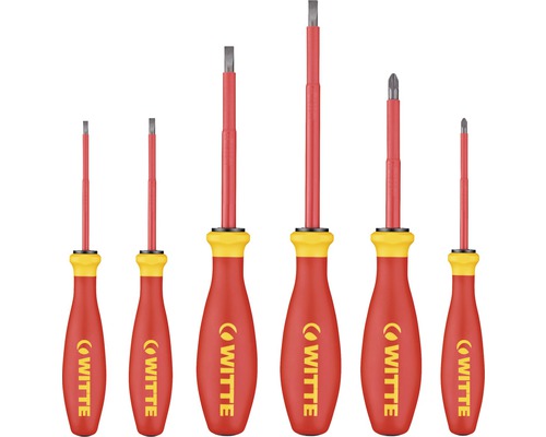 Set de 6 tournevis Witte VDE Set de 6 tournevis Witte VDE