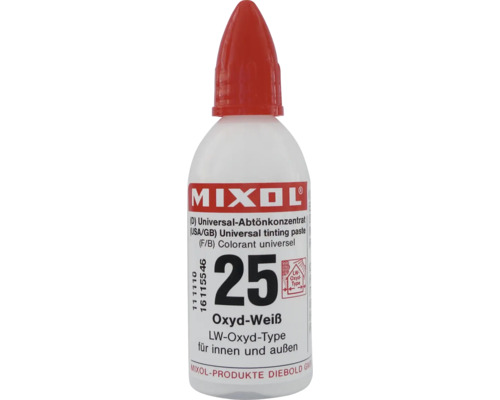 Pâte colorante universelle Mixol Oxyde Blanc