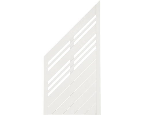Élément de finition Konsta Reddy à gauche 90 x 180/90 cm blanc crème