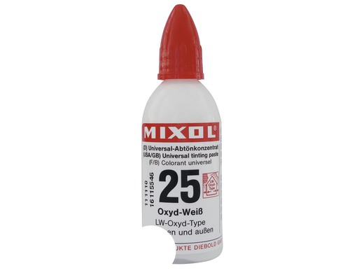 Concentré de colorant MIXOL® 25 Oxyde blanc 20 ml