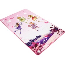 Tapis rectangulaire avec fées et papillons
