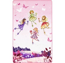 Tapis enfant rectangulaire avec motif de fées