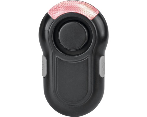 Alarme Mini Jogging 115 dB avec bouton-poussoir X4-Life Security noir