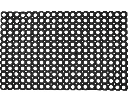 Gummiwabenmatte schwarz 50x80 cm Schwarze Gummimatte mit Löchern