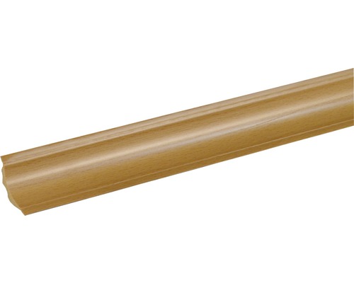 Joint d'étanchéité mural hêtre KU34, longueur : 2400 mm Moulure décorative en bois