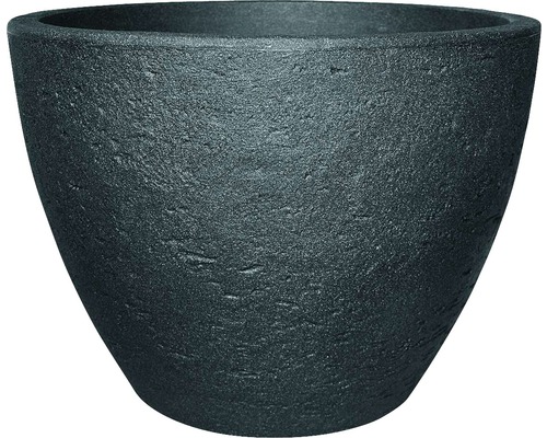 Pot de fleurs Geli Stone plastique Ø 60 H 45 cm, anthracite