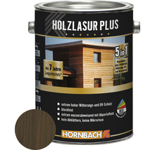 Holzlasur Plus Dose mit Farbbeispiel und Produkteigenschaften