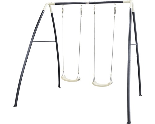 Doppelschaukel mit A-förmigem Rahmen für den Garten
