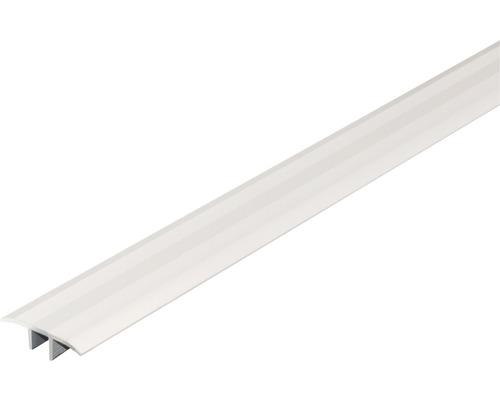SKANDOR Übergangsprofil silber eloxiert inkl. Clipschiene 11x34x900 mm Bodenprofil für den Übergang