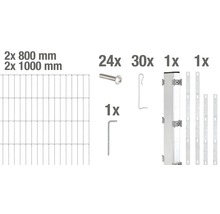 Gabion de clôture ALBERTS Step2 kit d'extension à visser 200 x 180 cm galvanisé à chaud-thumb-4