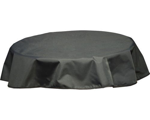 Nappe Ø 120 cm polyester ronde anthracite