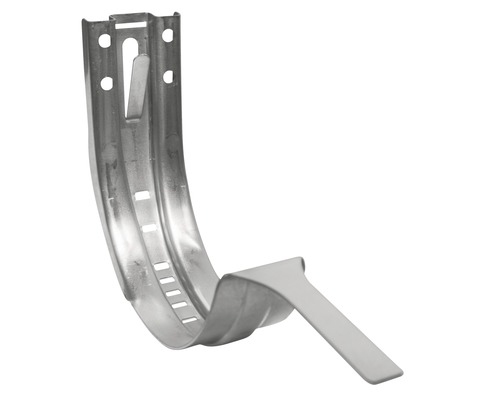 Support de gouttière pour planche frontale zinc pour taille de gouttière 333 mm Support de gouttière en métal avec trous de fixation