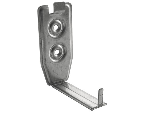 Angle de réglage pour caniveau Zambelli zinc pour tailles de gouttière de 250 mm à 333 mm Support métallique pour appareils, fixation murale