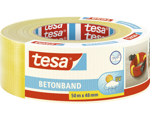 Ruban adhésif Tesa Betonband, 50 mètres par 48 millimètres