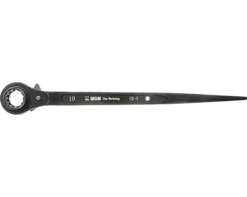 Clé à cliquet d’échafaudage taille de clé 19x22 mm avec 32 dents Clé à cliquet réversible à anneau avec clé de 19 millimètres