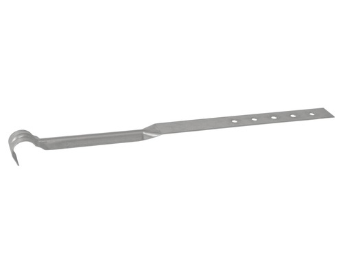 Tirant pour gouttière zinc Zambelli (pour tailles de gouttière de 250 mm à 333 mm) Lève-tuiles en métal avec trous