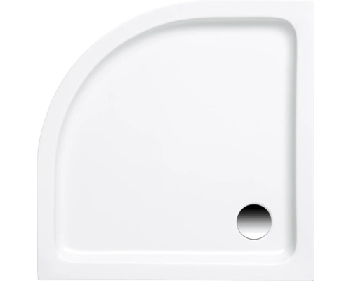 Receveur de douche OTTOFOND Monza 80 x 80 x 6 cm blanc brillant lisse 942101