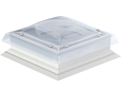 Vue de dessus d''une coupole d''éclairage pour le toit