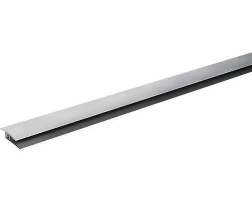 SKANDOR Übergangsprofil silber eloxiert Clipprofil 7x29x900 mm Aluminium Übergangsprofil für Bodenbeläge