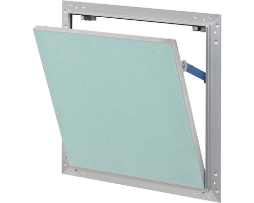 Trappe de visite AluPlana® étanche à l'air et à la poussière avec insert GKBI pour pièce humide 12,5 mm avec dispositif de blocage 60 x 60 cm