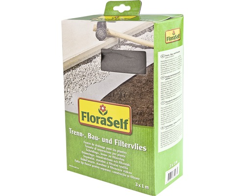 FloraSelf Feutre de drainage pour les plantes 3x1 mètres, emballage