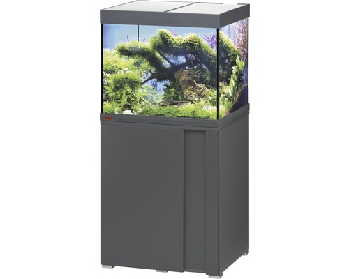 Kit complet d'aquarium EHEIM Vivaline 150 LED avec éclairage à LED, chauffage, filtre et meuble bas anthracite-0