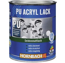 Laque couleur PU HORNBACH laque acrylique mate satinée RAL 7001 gris argent 750 ml-thumb-2
