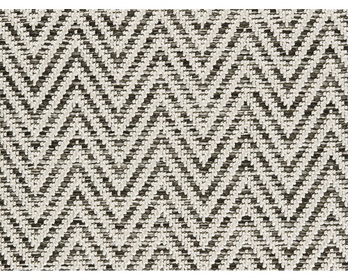 Teppichboden Flachgewebe Outsider African Joy weiß-grau gemustert FB12 400 cm breit (Meterware)-0