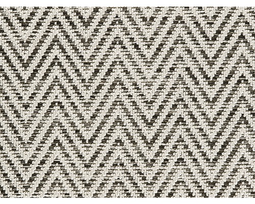 Moquette à poils ras Outsider African Joy blanc-gris à motif FB12 400 cm de large (au mètre)