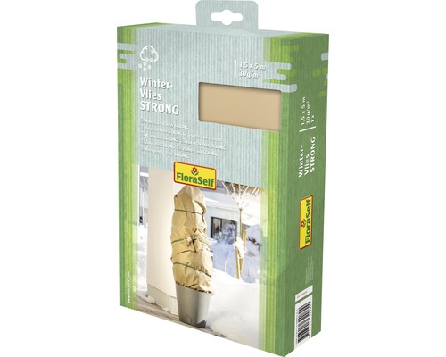 Wintervlies Stark von FloraSelf in einer Verpackung von 1,5 x 5 Metern
