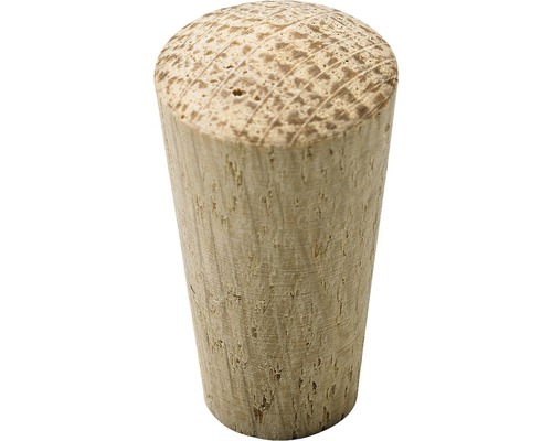 Bouton de meuble en bois chêne brut Øxh 16x30 mm