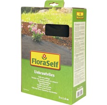 Intissé anti-mauvaises herbes FloraSelf 5x1,6 m 50 g/m² noir-thumb-0