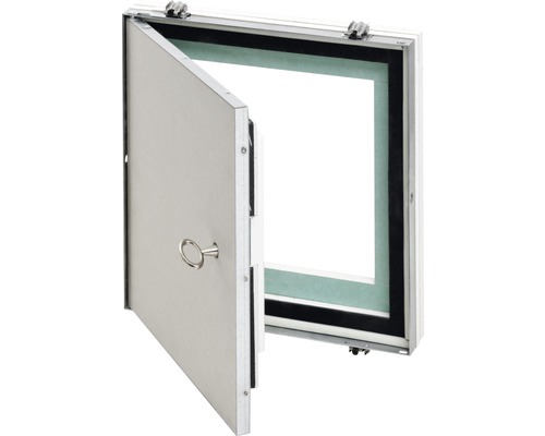 Trappe de visite AluSpeed® Safe F/EI90 avec 2x inserts GKF 20 mm, dispositif de verrouillage compris 60 x 60 cm