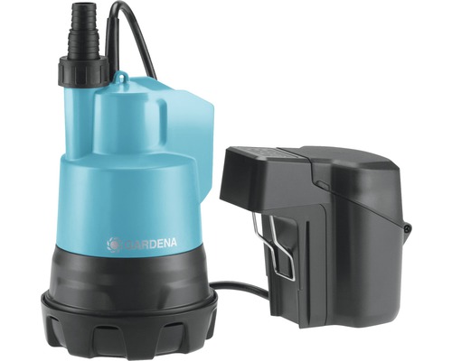 Gardena Schmutzwasserpumpe mit Batteriebox