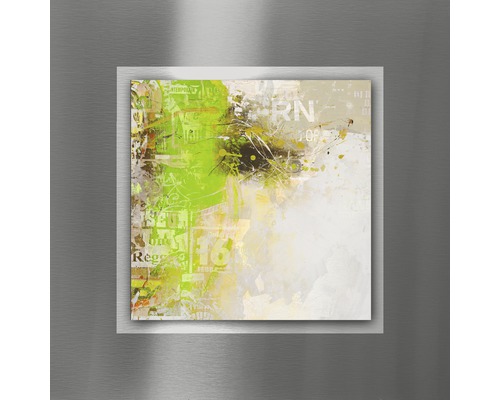 Tableau en métal Abstraction II 50x50 cm