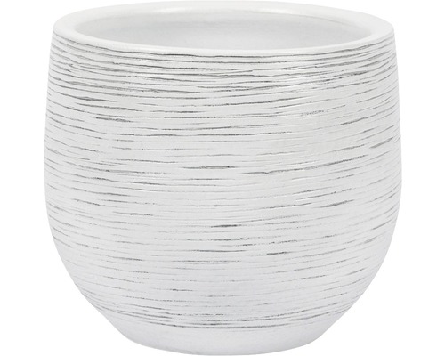 Blumentopf Le Havre Keramik Ø 29 H 26 cm weiß-0