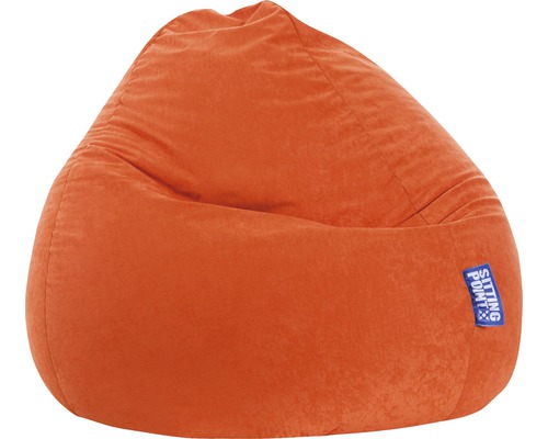 Pouf coussin Sitting Point Beanbag Easy L orange 70x90 cm Pouf coussin Sitting Point Beanbag Easy L orange 70x90 cm