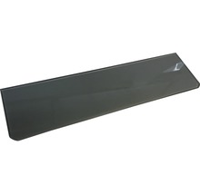 Graue Glasablage