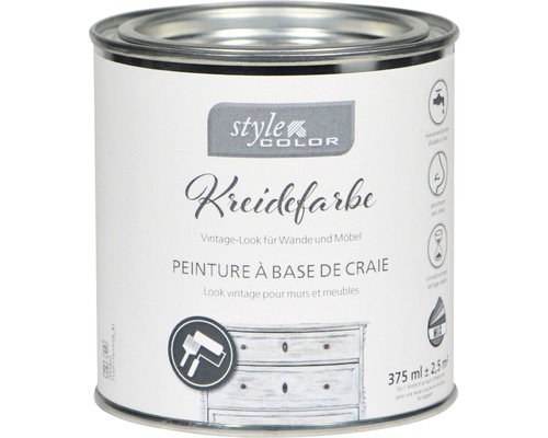 Pot de peinture à la craie pour murs et meubles au look vintage
