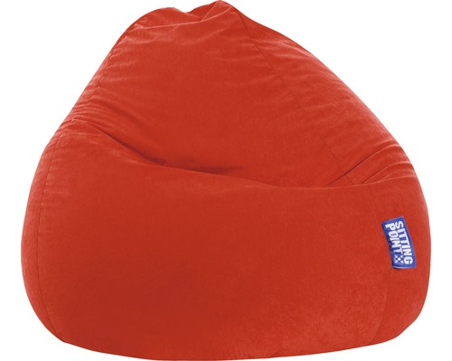 Pouf coussin Sitting Point Beanbag Easy L rouge 70x90 cm-0