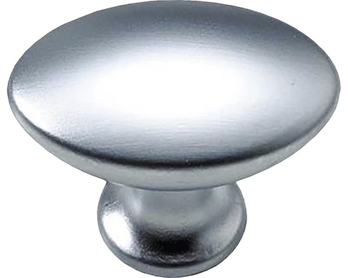 Bouton de meuble en zinc moulé sous pression aspect alu lxLxh 28/22/18 mm