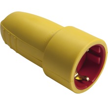 Schutzkontakt Gummikupplung 16A IP20 gelb-thumb-0