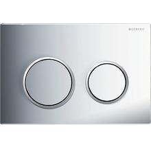 Plaque de déclenchement Geberit avec deux boutons