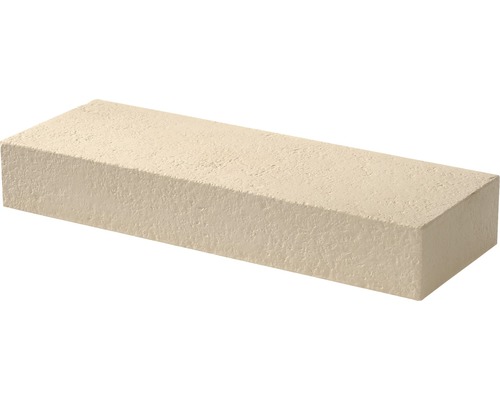 Bloc de marche en béton Richelieu Champagne 100x35x15cm-0