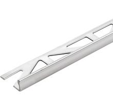 Profilé d'angle de finition Dural Durosol acier inoxydable longueur 100 cm hauteur 8mm-thumb-0