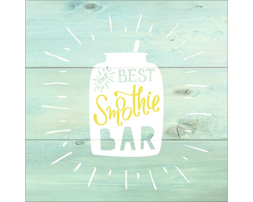 Tableau en verre Best Smothie Bar 30x30 cm
