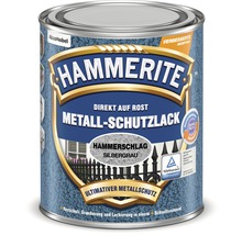 Peinture à effet martelé HAMMERITE Laque à effets gris argent 2,5 l